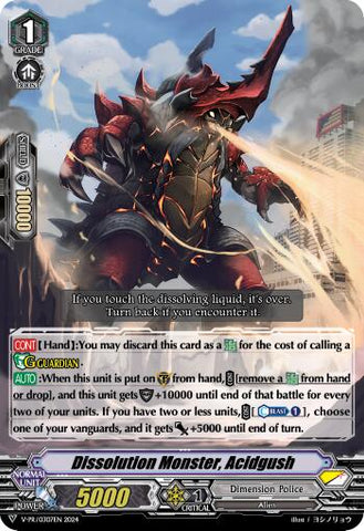 Dissolution Monster, Acidgush (V-PR/0307EN) [V Promo Cards]