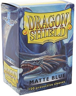 Dragon Shield Sleeves (Standard 100ct) Matte Blue