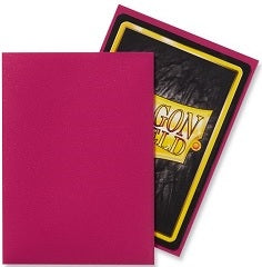 Dragon Shield Sleeves (Standard 100ct) Matte Magenta