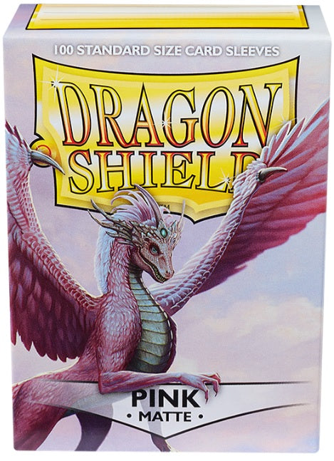 Dragon Shield Sleeves (Standard 100ct) Matte Pink