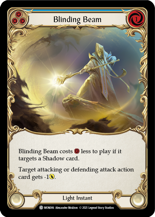 Blinding Beam (Blue) [MON086] 1st Edition Normal