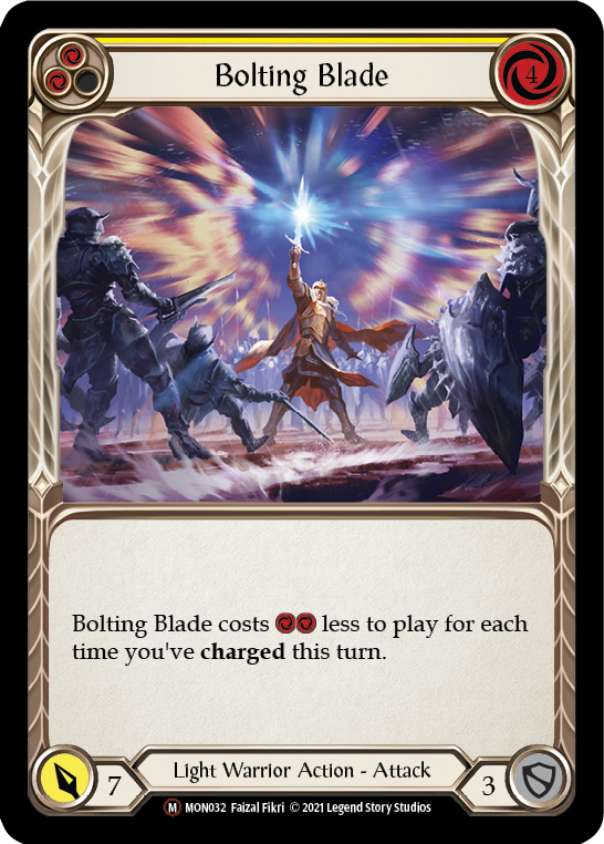 Bolting Blade [U-MON032-RF] Unlimited Rainbow Foil